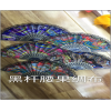 12PCS 孔雀中国风扇子 塑料