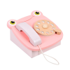 儿童木制玩具青蛙电话机【18.5*20*10.2CM】 单色清装 木质
