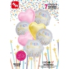 7pcs西语生日快乐套装派对铝膜气球 其它