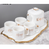 900ML陶瓷茶具套装 单色清装 陶瓷