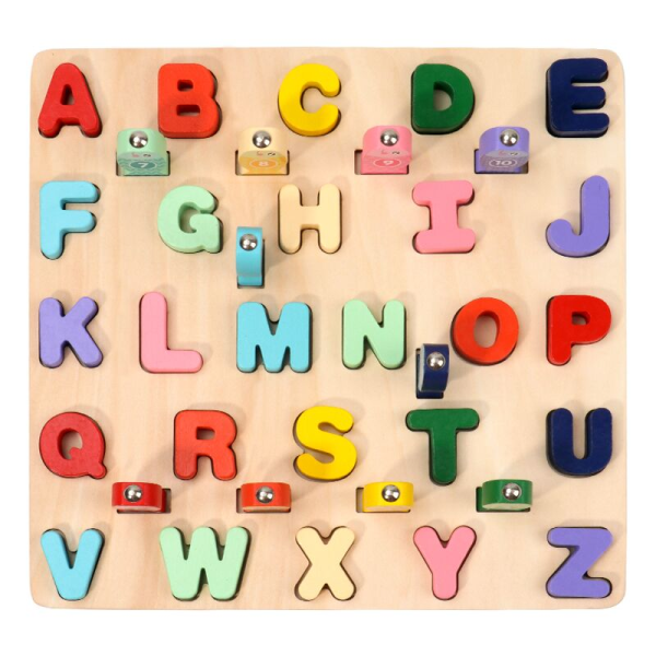 字母形状板4651A6套装 单色清装 木质