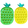 "减压灭鼠菠萝形 （绿、黄）2色混装" 混色 塑料