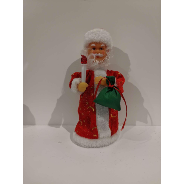 10寸俄罗斯圣诞老人电动摆件 单色清装 塑料