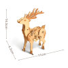 动物木制3D拼图 动物 木质