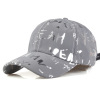 防水布帽子/反光字母帽 中性 55-60CM 棒球帽 100%聚酯纤维