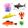 4款海洋动物套 塑料