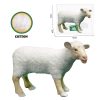 软胶填棉仿真动物-绵羊 塑料