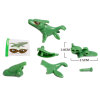 5款拼装恐龙 塑料