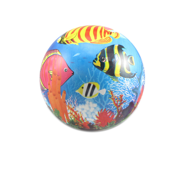 6寸海底世界全彩印充气球 塑料