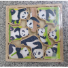 烧脑趣味熊猫拼图 单色清装 木质