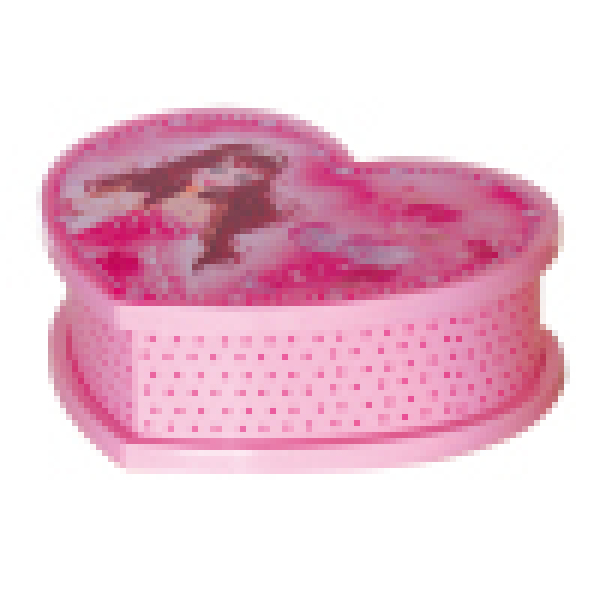 粉色桃心音乐盒 塑料