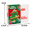 3922PCS圣诞节主题系列串联积木圣诞树 塑料