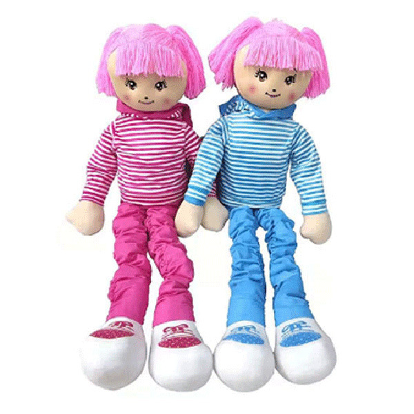 填棉娃娃布娃娃毛绒玩偶跨境出口儿童毛绒玩具 24寸 布绒