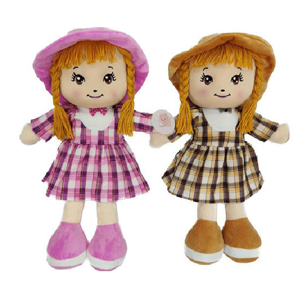 填棉娃娃布娃娃毛绒玩偶跨境出口儿童毛绒玩具 24寸 布绒