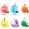 6PCS80g动物玩具盐浴球 (玩偶随机）  混色 塑料