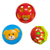 双头熊+双面软胶球+双色球  塑料