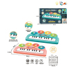 多功能记忆游戏电子琴2色 卡通 灯光 声音 音乐 英文IC 塑料