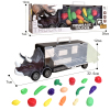 货柜车 滑行 喷漆 塑料