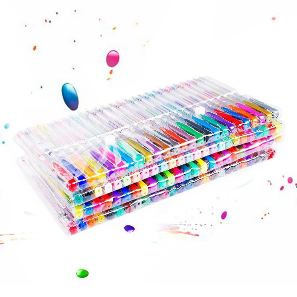 100色彩色中性笔套装 0.38MM 单色清装 塑料