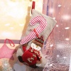 圣诞袜装饰品挂饰-雪人款  布绒