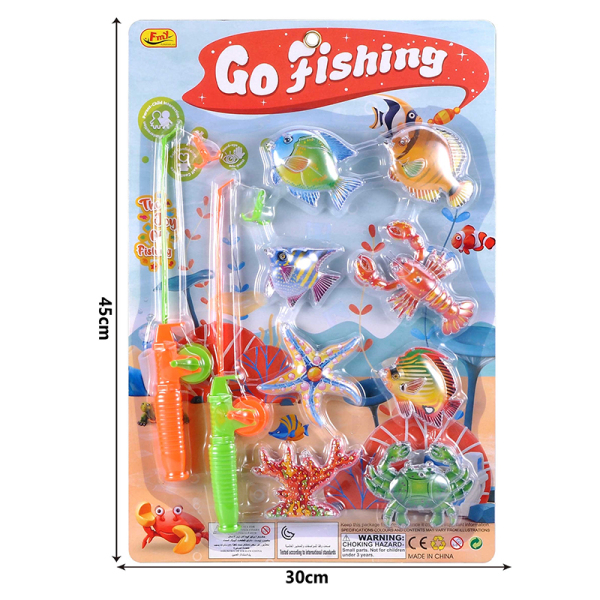 钓鱼玩具 带磁性 塑料