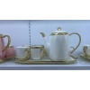 1500ML陶瓷茶具套装 5人 单色清装 瓷器