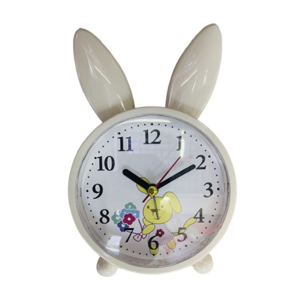 10.5cm dial rabbit ear alarm clock