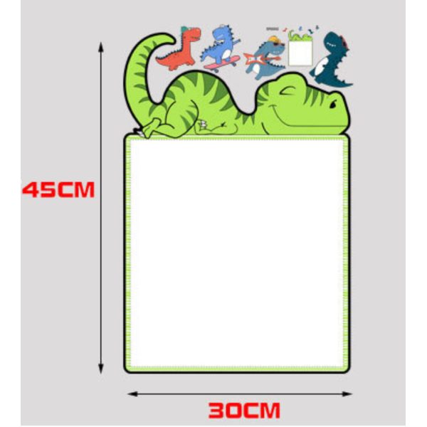 45*30cm 恐龙冰箱贴 单色清装 塑料