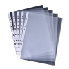 100PCS A411孔光面文件袋（4.5C） 单色清装 塑料
