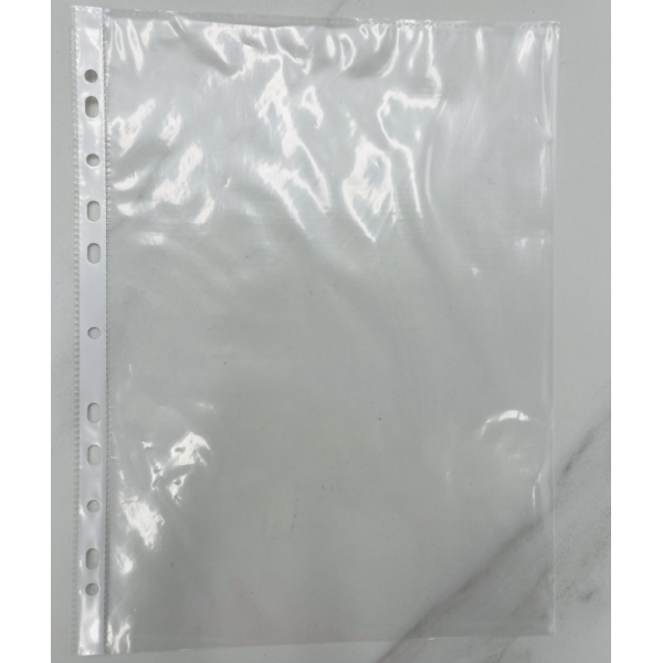 100PCS 100pcs透明文件袋 单色清装 塑料