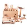 木制原木工具箱组合 木质