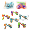 减压益智DIY拼装自行车 蓝橙色+紫橙色 2色 塑料
