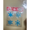 20*20cm 圣诞蓝色雪花窗贴 单色清装 塑料