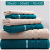 浴巾套装-6件套 360g/m2 混色 布绒