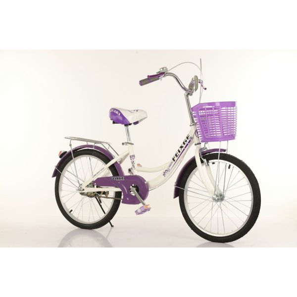 20寸儿童骑行脚踏自行车 自行车 20寸 单色清装 金属