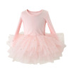 儿童长袖芭蕾舞（90-120CM) 100%聚酯纤维 女童 XS-L 长袖