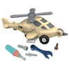 DIY拆装直升机 塑料