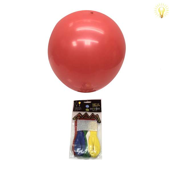 5只气球带LED灯 乳胶