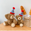 生日熊毛绒玩具【45CM】 单色清装 布绒