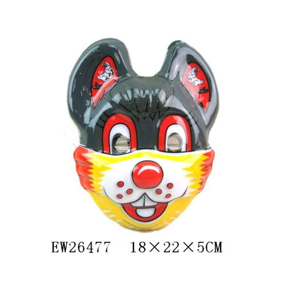 12pcs兔子面具 塑料