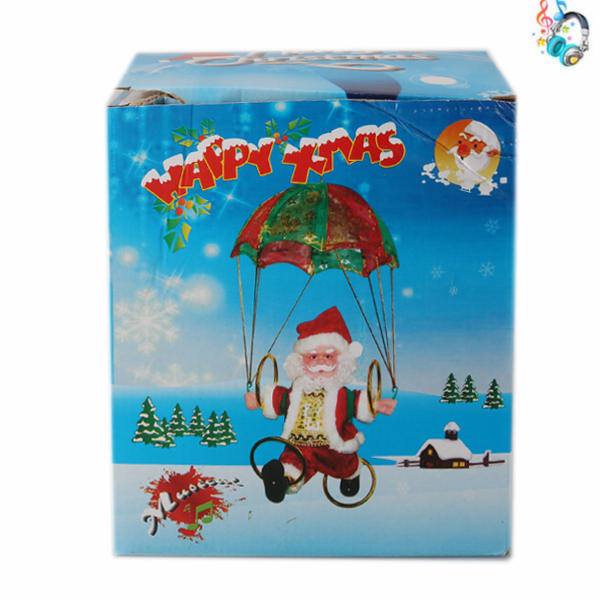 电动降落伞圣诞老人 塑料
