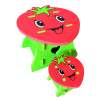 EVA儿童草莓桌椅套 塑料