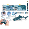 2.4G戏水蓝色鲸鱼带USB 遥控 主体包电，遥控器不包电
