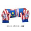 马来群岛国旗拳击手套,沙包 布绒