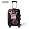 篮球多花色印花拉箱保护袋M码（适合22-24寸拉箱） 混色 混色 涤纶