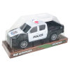 四门警车皮卡 惯性 1:18 喷漆 实色 警察 塑料