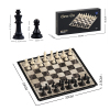 磁性石纹棋面国际象棋 国际象棋 塑料