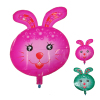 50只庄吉祥兔形充气球2色 塑料