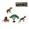 3只装3款恐龙带树(恐龙颜色随机) 塑料