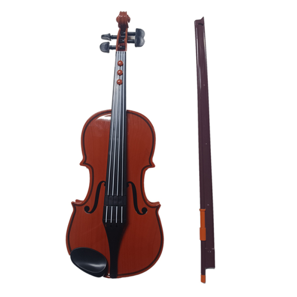 木纹小提琴 塑料